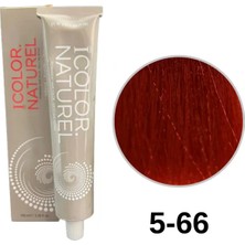 IColor Naturel Icolor Natural Tüp Boya 100ML. 5-66 K.yoğun Kızıl