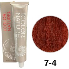 IColor Naturel Icolor Natural Tüp Boya 100ML. 7-4 Orta Bakır