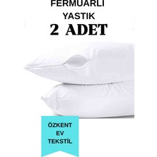 Yastık Kılıfı Beyaz 2'li