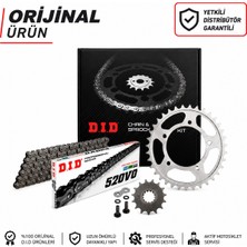 DID Dıd Honda Nx 500 Zincir Dişli Seti (2024-2025) O-Ringli Zincir (Çelik Renk)