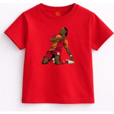 Rabona Fashion Drogba Aslan Ruhu Retro Çocuk T-Shirt