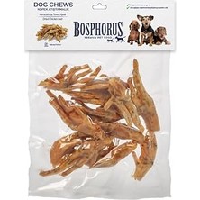 Uravas Store Bosphorus Köpek Çiğneme Ödülü, Kurutulmuş Tavuk Ayak, 100 Gram