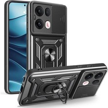 Nanospace Oppo Reno 13  ile Uyumlu Kılıf Kamera Korumalı Zırh Tank Sürgülü Vega Kapak