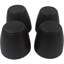 Vazo Tablalı Baza Dolap Ayağı 4 Adet Takım 6 cm H-7x4 cm Çap