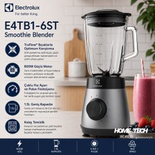 Electrolux E4TB1-6ST Sürahili Blender | 1.5 Litre, Buz Kırıcı, Smoothie Blender, Truflow® Bıçaklar | 800W