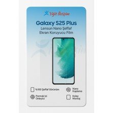Luxeloom Galaxy Uyumlu S25 Plus Lensun Nano Şeffaf Ekran Koruyucu