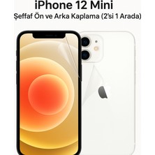 Luxeloom Lensun Nano Şeffaf Ön ve Arka Kaplama Apple Uyumlu Iphone 12 Mini Ikisi Bir
