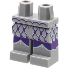 LEGO Minifigür Parçaları: Legs Decorated, Bacak, Ayak: 970C00PB1300