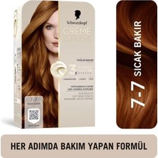 Schwarzkopf Creme Supreme Kit Boya 7-7 Sıcak Bakır