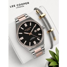 Lee Cooper 2 Yıl Garantili Takvimli Kadran Bileklik Hediyeli  Erkek Kol Saati E8325.550