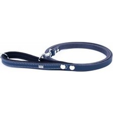 Hobibahçem Konfor Klasik Deri Köpek Gezdirme Tasması Royalblue 1,5X160 cm