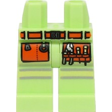 LEGO Minifigür Parçaları: Legs Decorated, Bacak, Ayak: 970C00PB1631