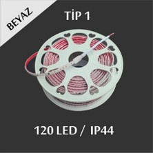 220 Volt 120 Ledli Dış Mekan Trafosuz LED (Kablolu)