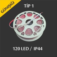 220 Volt 120 Ledli Dış Mekan Trafosuz LED (Kablolu)