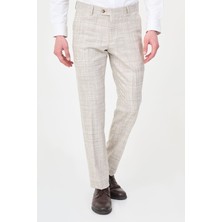 MCR Ekoseli Slim Fit Klasik Erkek Pantolon