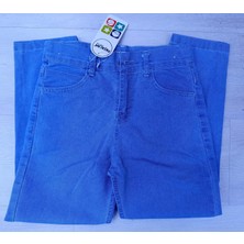 Başak Çocuk Giyim 447891 Erkek Çocuk Klasik Kemerli Buz Mavi Pantolon 6/12 Yaş - Mavi - 10-11 Yaş