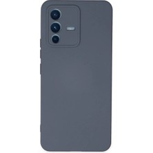 Uravas Store Vivo V23 5g Kılıf Nano Içi Kadife  - Gri