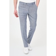 MCR Kırçıllı Slim Fit Keten Karışımlı Erkek Pantolon