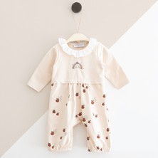 For My Baby Sevimli Kış Büzgülü Tulum