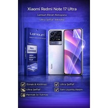 Luxeloom Xiaomi Redmi Note 17 Ultra Lensun Ultra Şeffaf Esnek Ekran Koruyucu Film