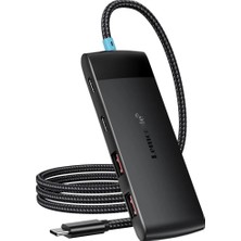 Lemorele TC109 4 Port 10GBPS Yüksek Hızlı Type-C Çoklayıcı Veri Aktarım Adaptörü  (2x Type-C + 2x Usb-A 3.2) MacBook Tablet Pc