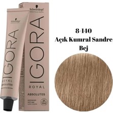 Igora Tüp Boya 60ML. 8-140 Açık Kumral Sandre Bej