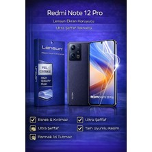 Luxeloom Lensun Redmi Note 12 Pro Ultra Şeffaf Ekran Koruyucu Film