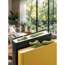 Mekatris Timsah Figürlü 3D Tasarım Kitap Ayracı 2'li