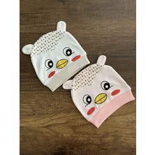 Gülümse Gel Yenidoğan Kız Erkek Bebek Civcivli Bebek Bandana Şapka Başlık Fiyonklu Kurdeleli Civciv Model 2ADET