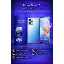 Luxeloom Lensun Redmi Note 12 Ultra Şeffaf Ekran Koruyucu