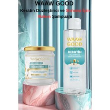 WAAW GOOD Keratin Düzleştirici ve Keratin Sonrası Saç Bakım Şampuanı Fırsat Paketi