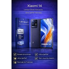 Luxeloom Xiaomi 14 Lensun Ultra Şeffaf Ekran Koruyucu Film