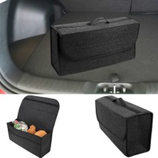 REIHMANN Fiat Tipo Wagon Eu 2015-2016-2017-2018-2019-2020 Araba Bagaj Çantası – Oto Bagaj Organizer Kapaklı Cırtlı Düzenleyici Oto Halı Bagaj Organizer Alet Eşya Çantası Siyah
