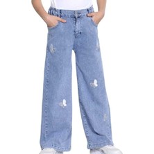 Başak Çocuk Giyim 543263 Ridayen Kids Likralı Kot 13/16 Yaş - Mavi - 12-13 Yaş