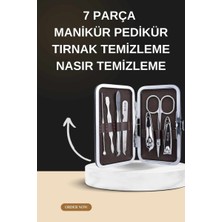 Sepetink Manikür Pedikür Seti Ikili Set El ve Ayak Bakımı Nasır Temizleme Protez Tırnak Çıkarma