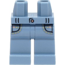 LEGO Minifigür Parçaları: Legs Decorated, Bacak, Ayak: 970C00PB1427