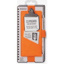 If Bookaroo Clipboard Klipsli Lastikli Kalemlik Turuncu