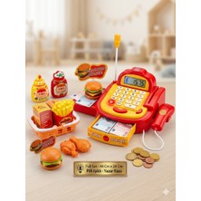 Mavi Su Dünyası Pilli Işıklı Yazar Kasa Full Set 44 cm x 24 cm