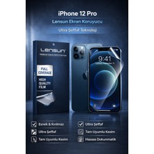 Luxeloom Lensun Iphone 12 Pro Ultra Şeffaf Ekran Koruyucu Film