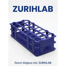 Laboratuvar Market ZURIHLAB Deney Tüpü Standı 24 Tüplük - 25mm