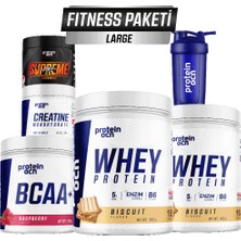 Proteinocean Fıtness Paketi Large - Bisküvi Ahududu