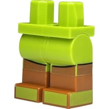 LEGO Minifigür Parçaları: Legs Decorated, Bacak, Ayak: 970C00PB1489