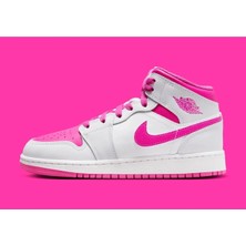 Nike Air Jordan 1 Mid Fire Pink Limited Edition Sneaker (Dar Kalıptır 1 Beden Büyük Alınız)