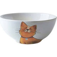 Uravas Store Galya Seramik Kedi Mama ve Su Kabı 550 ml