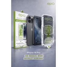 Luxeloom Epro Iphone 16 Pro 5d Magic Box Hayalet Korumalı Ekran Koruyucu