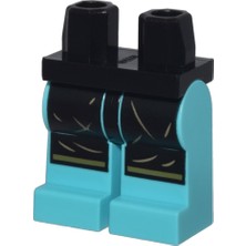 LEGO Minifigür Parçaları: Legs Decorated, Bacak, Ayak: 970C156PB05