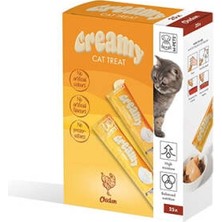 Uravas Store Tavuklu Krema Kedi Ödül Maması 25X15 gr