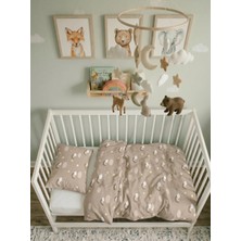 Bebek Nevresim Takımı 3’lü Set | 100X150 Cm, Fermuarlı, Hipoalerjenik, %70 Pamuklu, Desenli