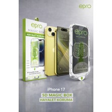 Luxeloom Iphone 17 Uyumlu Epro 5d Magic Box Hayalet Koruma Ekran Koruyucu