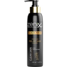 Savarga Zenix Soyulabilir Yüz Maskesi Siyah 130 ml